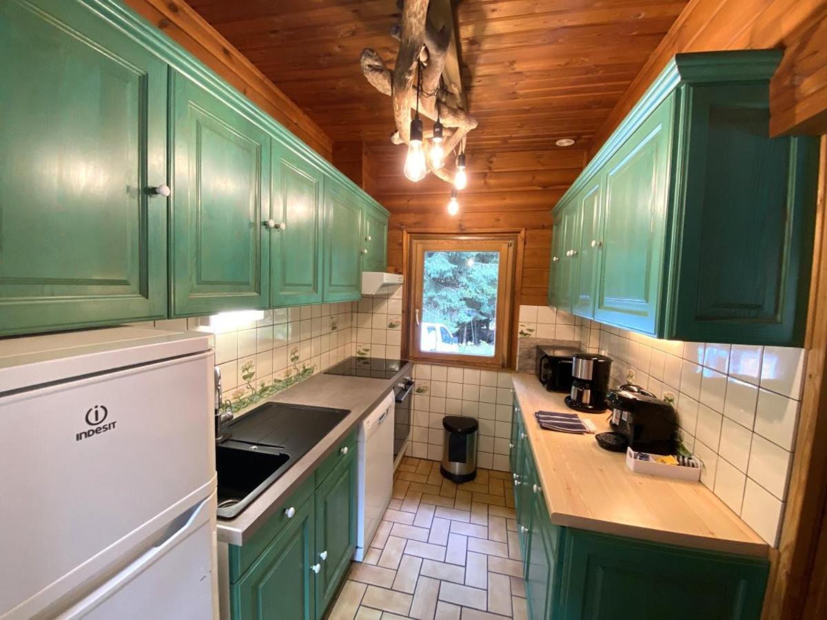 Le Fishing Lodge Chalet En Bois Avec Bain Nordique La Bresse Zewnętrze zdjęcie