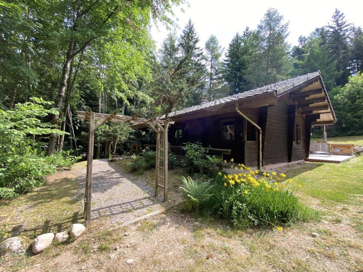 Le Fishing Lodge Chalet En Bois Avec Bain Nordique La Bresse Zewnętrze zdjęcie