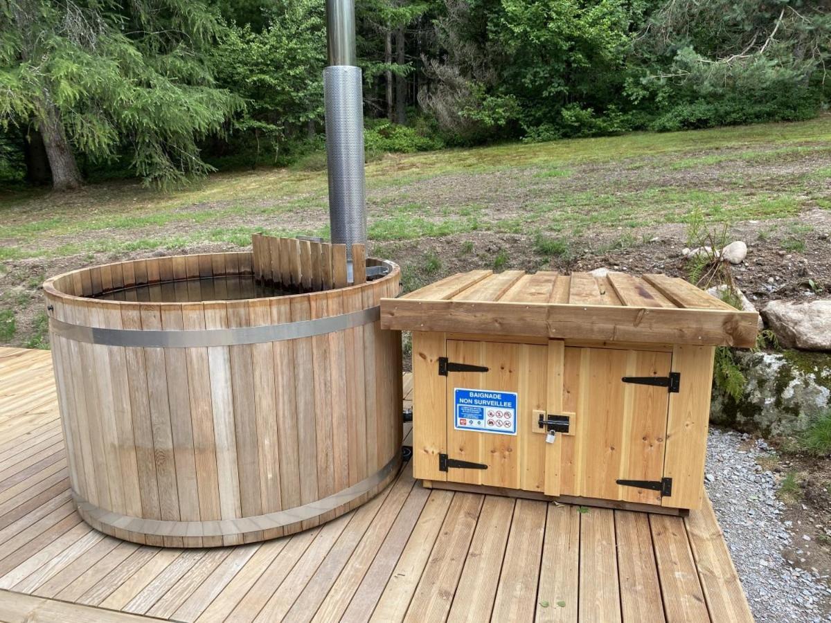 Le Fishing Lodge Chalet En Bois Avec Bain Nordique La Bresse Zewnętrze zdjęcie