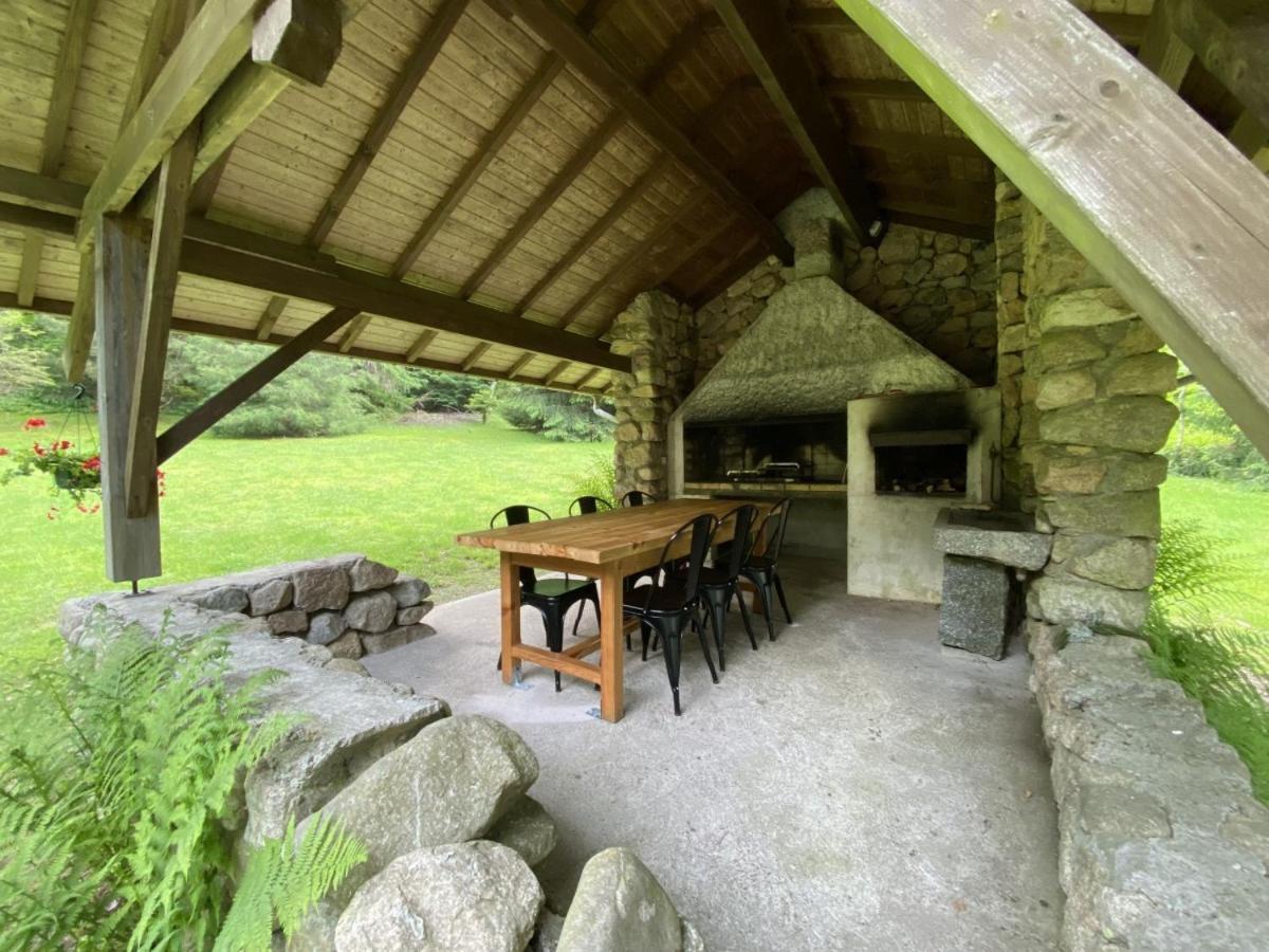 Le Fishing Lodge Chalet En Bois Avec Bain Nordique La Bresse Zewnętrze zdjęcie